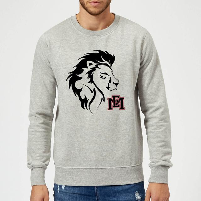 East Mississippi Community College Lion Head and Logo Sweatshirt - Grey - XXL - Grau on Productcaster.