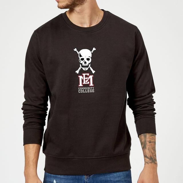 East Mississippi Community College Skull and Logo Sweatshirt - Black - 5XL - Schwarz on Productcaster.