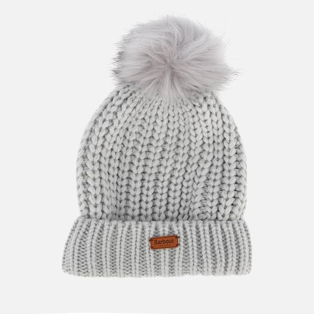 Barbour Women's Saltburn Beanie - Ice White Grey on Productcaster.