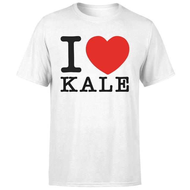 I Heart Kale Herren T-Shirt – Weiß - XXL - Weiß on Productcaster.