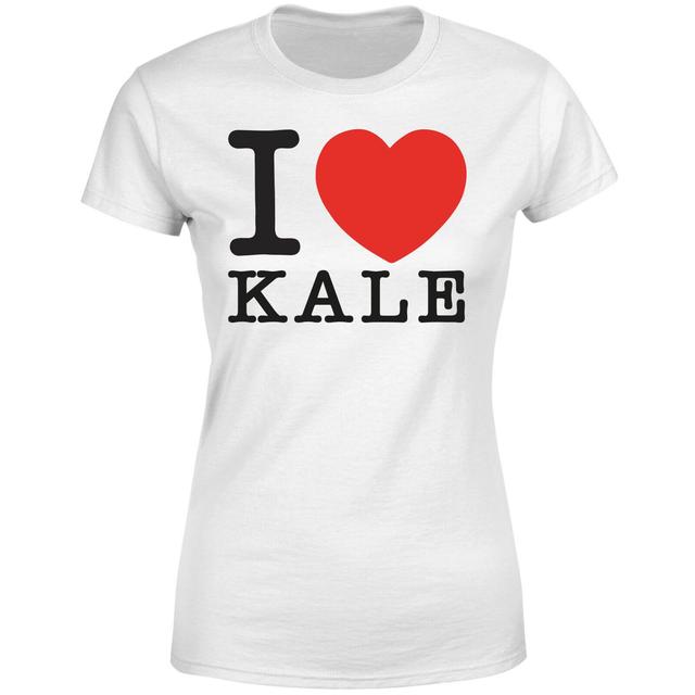 I Heart Kale Women's T-Shirt - White - XL - White on Productcaster.