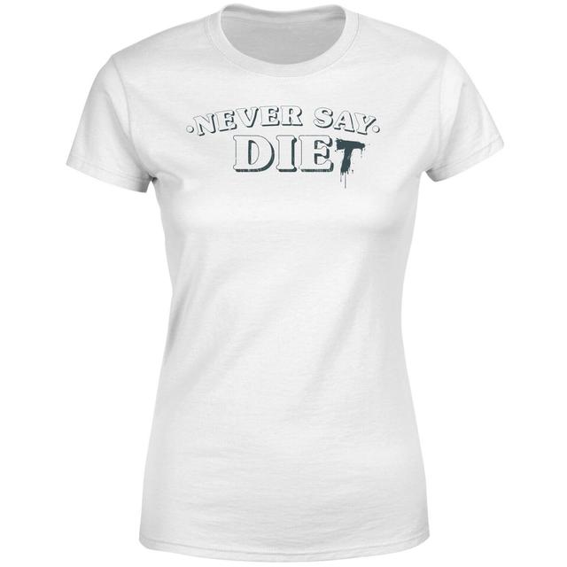 Never Say Die-t Frauen T-Shirt – Weiß - XXL - Weiß on Productcaster.