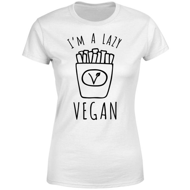 Lazy Vegan Frauen T-Shirt - Weiß - S - Weiß on Productcaster.