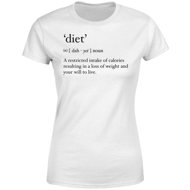 Dictionary Diet Frauen T-Shirt - Weiß - S - Weiß on Productcaster.