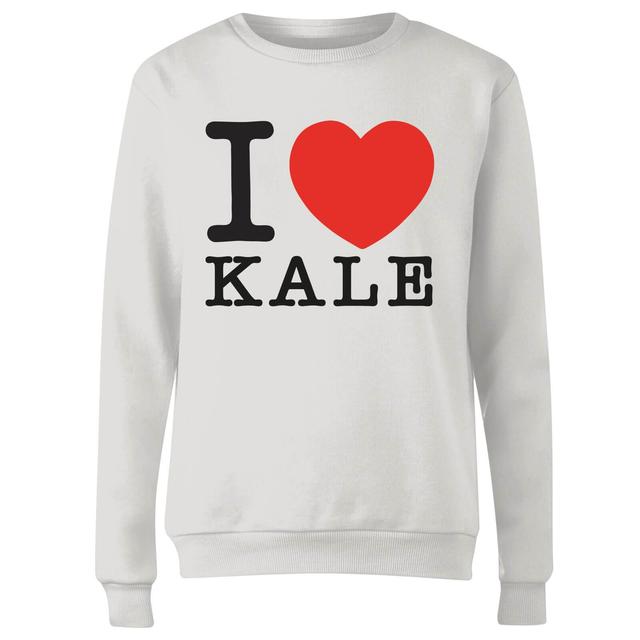 I Heart Kale Women's Sweatshirt - White - L - Weiß on Productcaster.