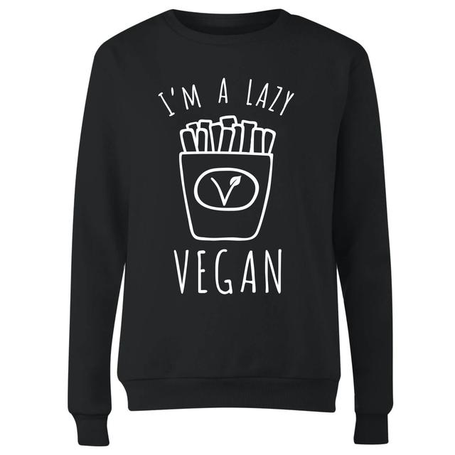 Lazy Vegan Women's Sweatshirt - Black - S - Schwarz on Productcaster.