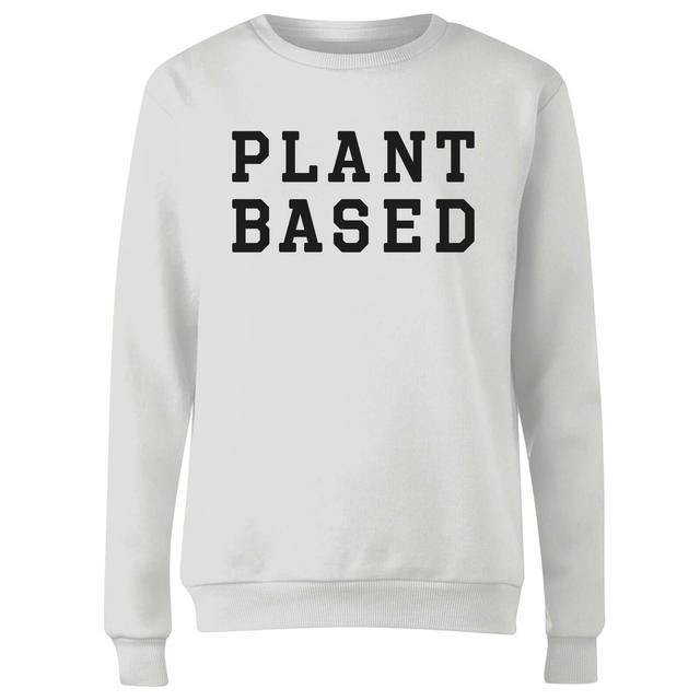 Plant Based Women's Sweatshirt - White - XL - White on Productcaster.