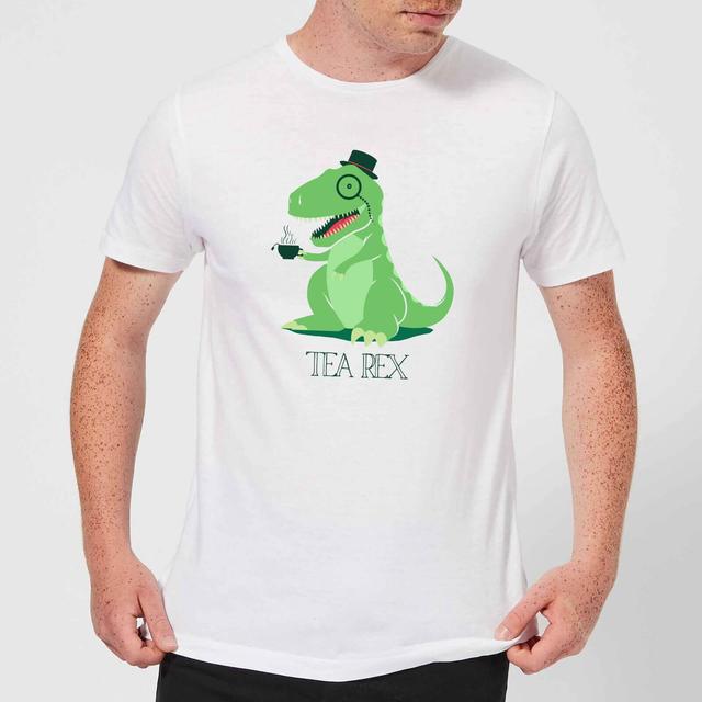 Tea Rex Men's T-Shirt - White - 5XL - Weiß on Productcaster.