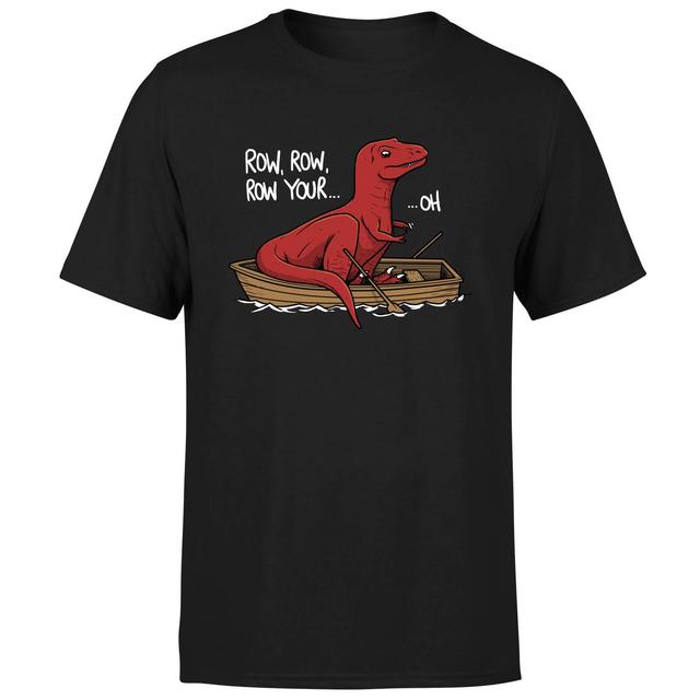 Row Row Row Your Boat Men's T-Shirt - Black - S - Schwarz on Productcaster.