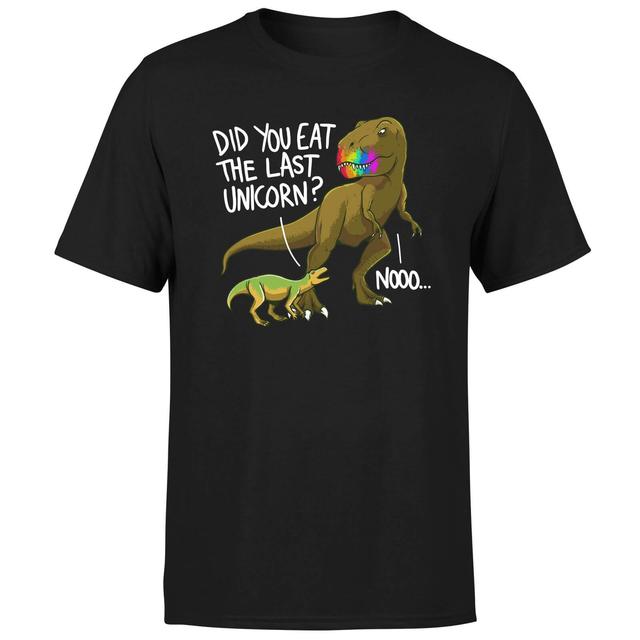 Dinosaur Unicorn Herren T-Shirt - Schwarz - XL on Productcaster.