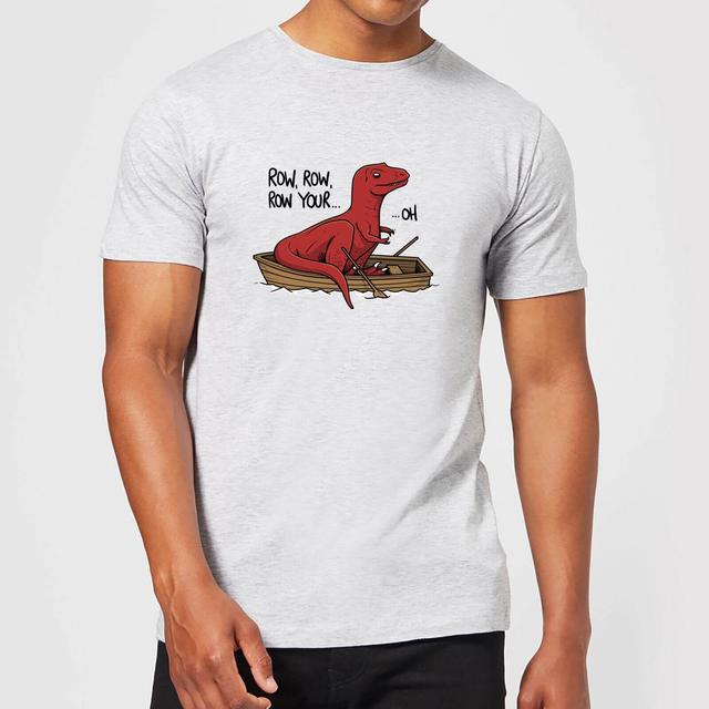 Row Row Row Your Boat Men's T-Shirt - Grey - L on Productcaster.