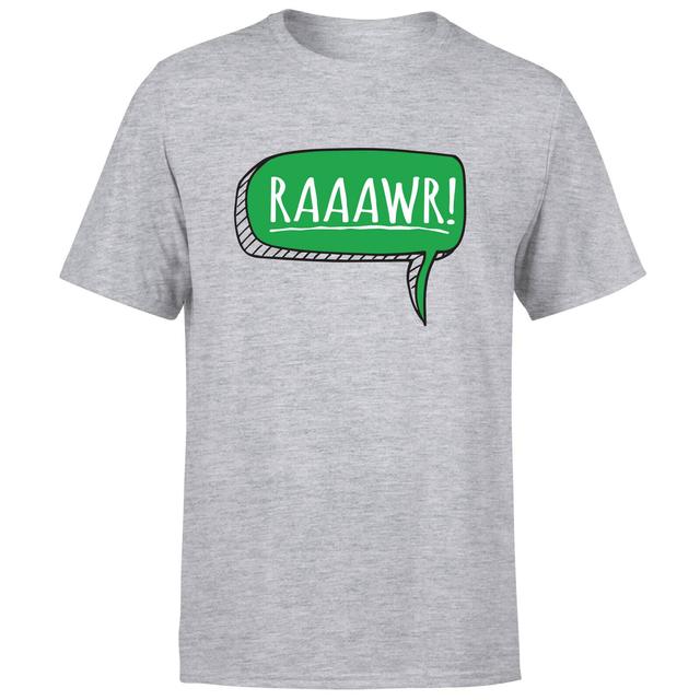 Raaawr Men's T-Shirt - Grey - 5XL - Grau on Productcaster.