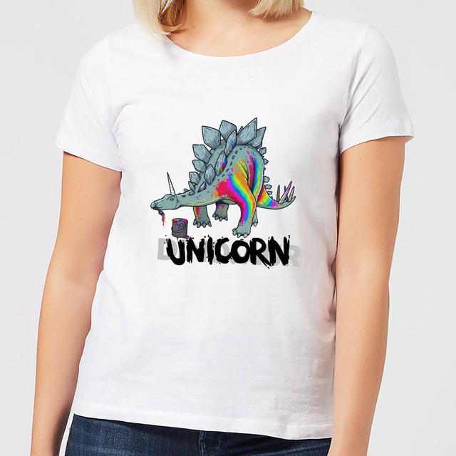 DinoUnicorn Women's T-Shirt - White - XXL - Weiß on Productcaster.