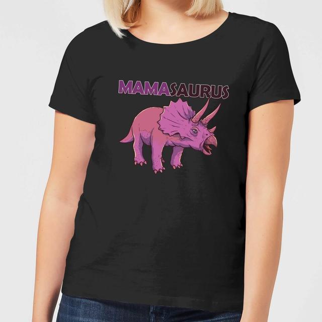 Mama Saurus Women's T-Shirt - Black - L - Schwarz on Productcaster.