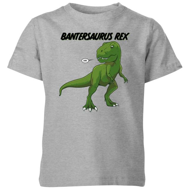 Bantersaurus Rex Kids' T-Shirt - Grey - 3-4 Jahre - Grau on Productcaster.