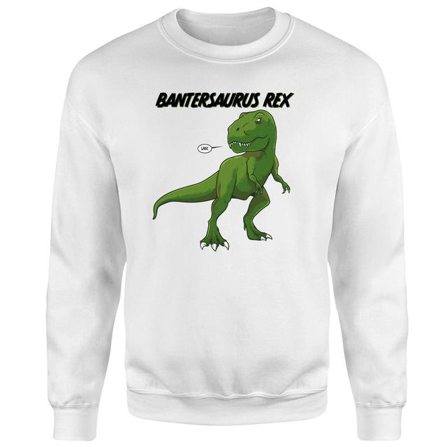 Bantersaurus Rex Sweatshirt - White - XXL - Weiß on Productcaster.