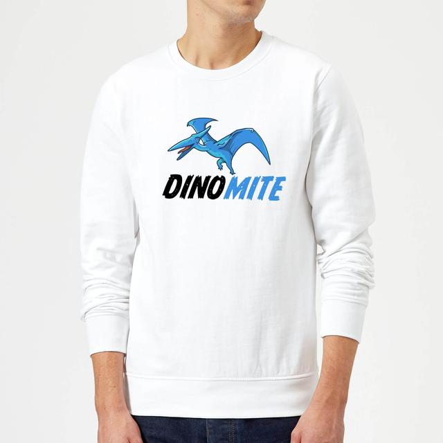 Dino Mite Sweatshirt - White - M - Weiß on Productcaster.