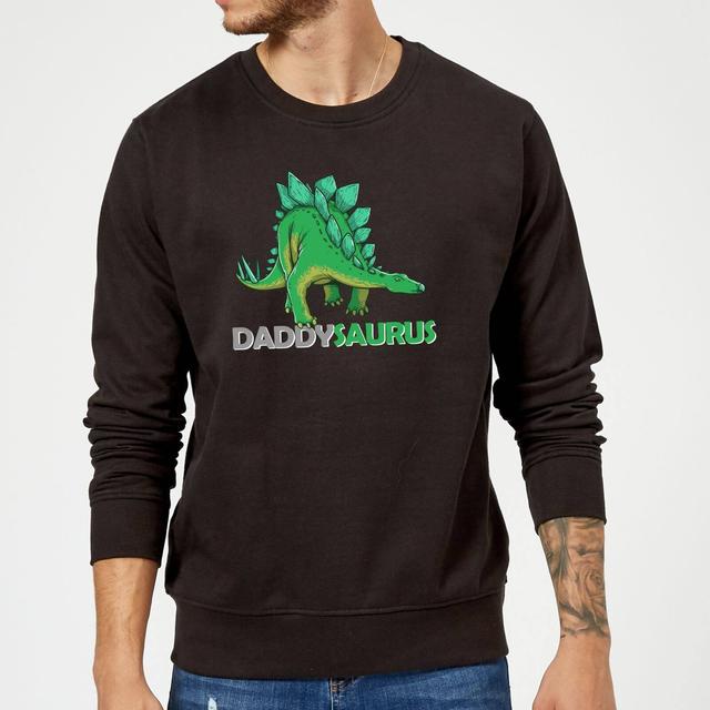 Daddysaurus Sweatshirt - Black - M - Schwarz on Productcaster.