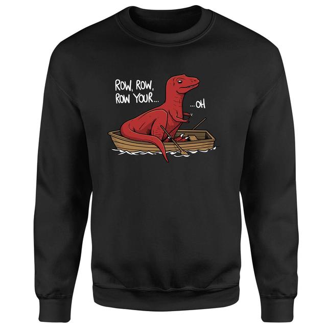 Row Row Row Your Boat Sweatshirt - Black - M - Black on Productcaster.