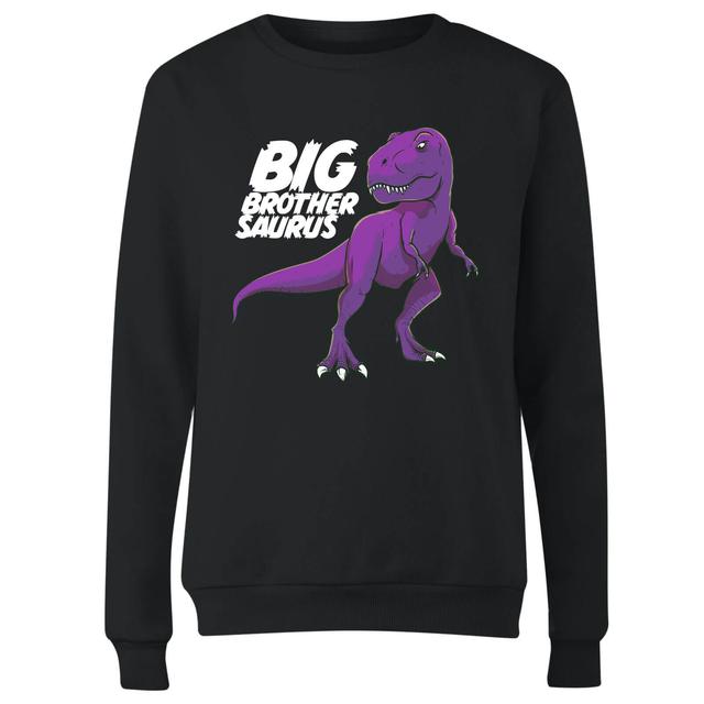 Im A Big Brothersaurus Women's Sweatshirt - Black - S - Schwarz on Productcaster.