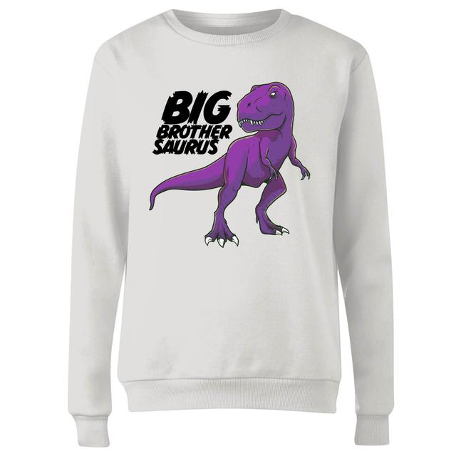 Im A Big Brothersaurus Women's Sweatshirt - White - XS - Weiß on Productcaster.