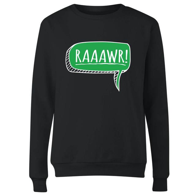 Raaawr Women's Sweatshirt - Black - L - Schwarz on Productcaster.