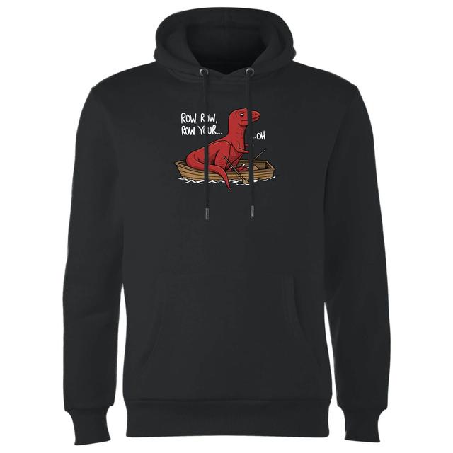 Row Row Row Your Boat Hoodie - Black - XXL - Schwarz on Productcaster.