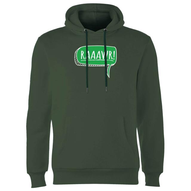 Raaawr Hoodie - Forest Green - S - Forest Green on Productcaster.