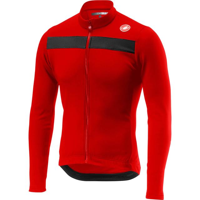 Castelli Puro 3 Jersey FZ - S - Red on Productcaster.