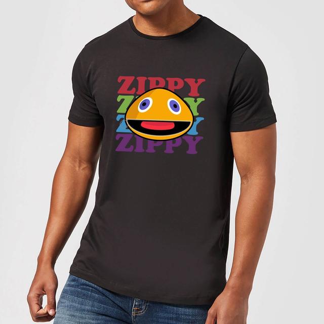 Rainbow Zippy Club Men's T-Shirt - Black - XXL - Black on Productcaster.