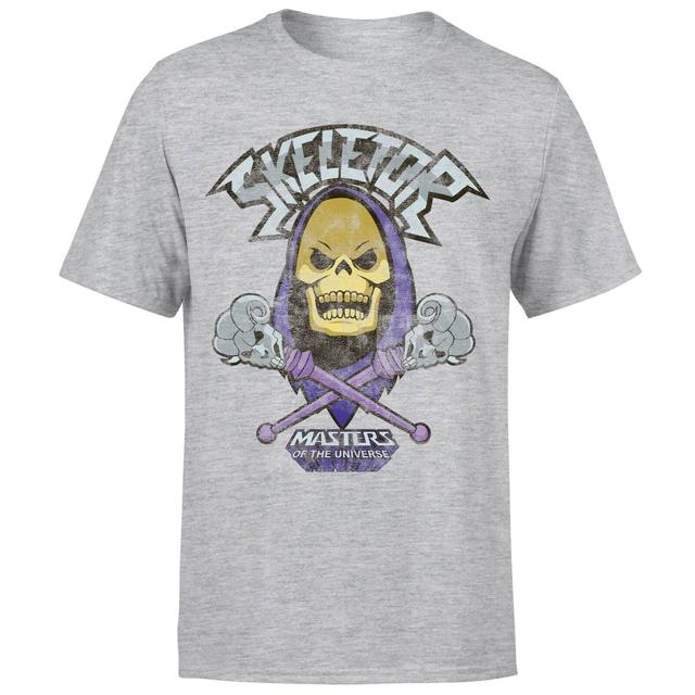 He-Man Skeletor Distressed Men's T-Shirt - Grey - M on Productcaster.