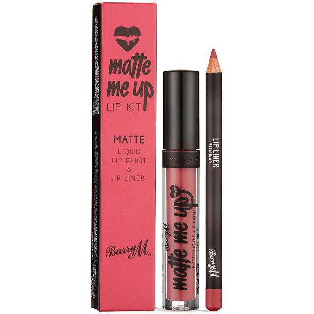 Barry M Cosmetics Matte Me Up Lip Kit (Various Shades) - Runway on Productcaster.