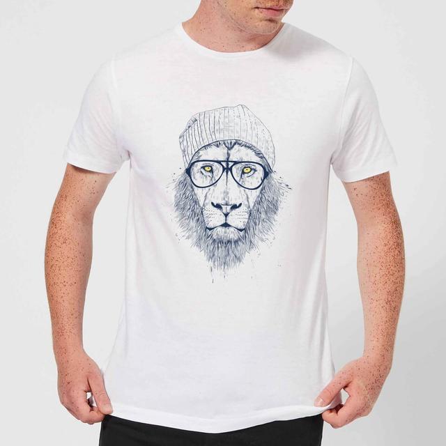 Balazs Solti Lion Men's T-Shirt - White - S - Weiß on Productcaster.