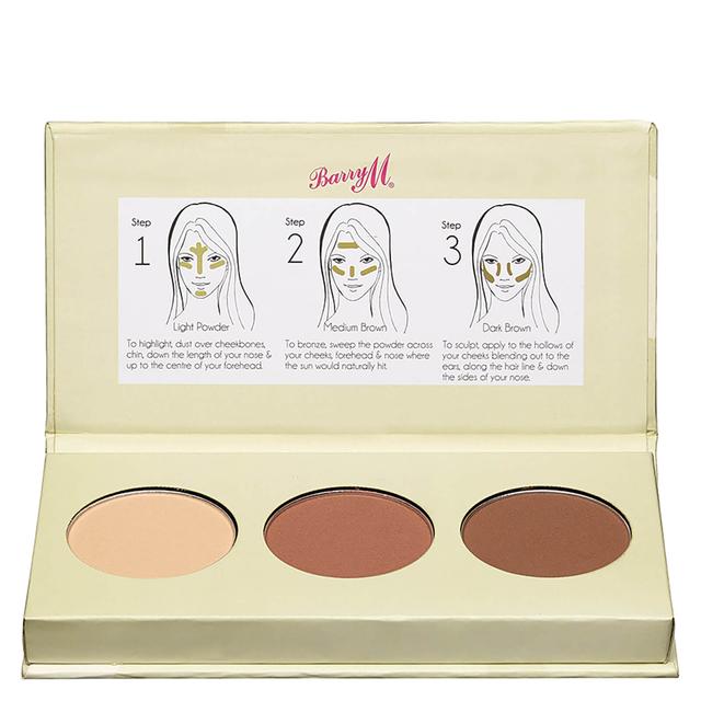 Barry M Cosmetics Chisel Cheeks Contour Kit - Light/Medium on Productcaster.