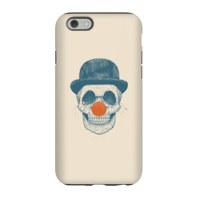 Balazs Solti Red Nosed Skull Phone Case for iPhone and Android - iPhone 6S - Tough Case - Gloss on Productcaster.