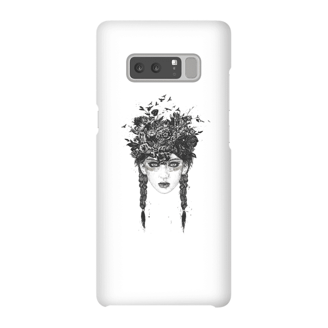 Balazs Solti Native Girl Phone Case for iPhone and Android - Samsung Note 8 - Snap Hülle Matt on Productcaster.