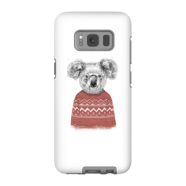 Balazs Solti Koala And Jumper Phone Case for iPhone and Android - Samsung S8 - Tough Hülle Glänzend on Productcaster.