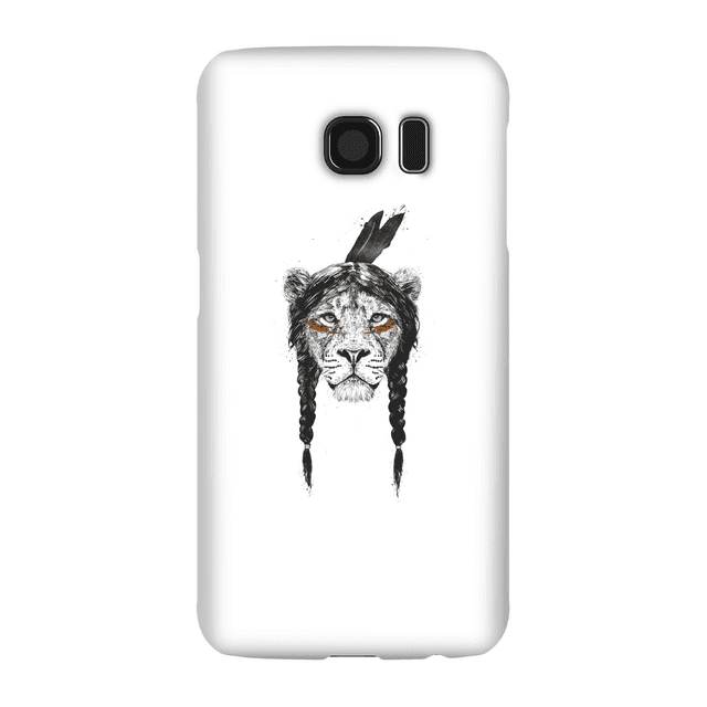 Balazs Solti Native Lion Phone Case for iPhone and Android - Samsung S6 - Snap Hülle Glänzend on Productcaster.