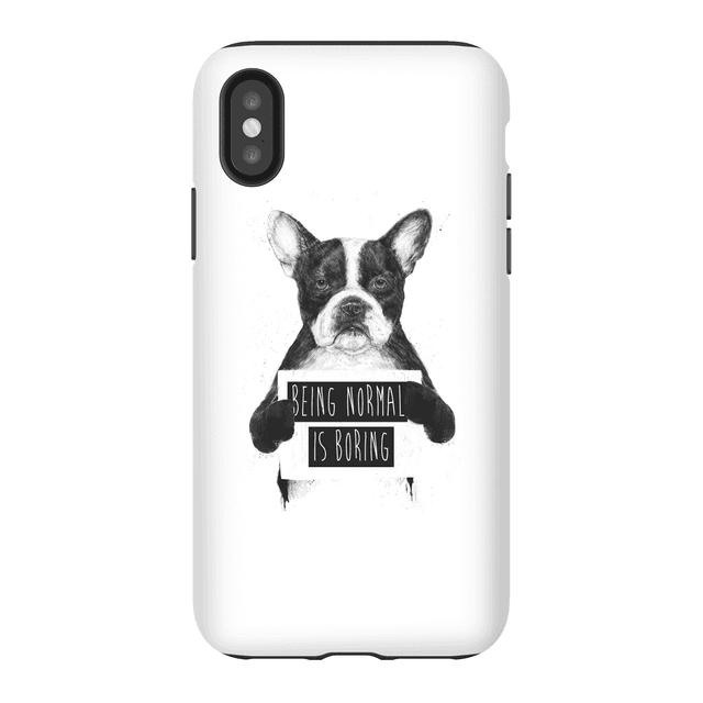 Balazs Solti Being Normal Is Boring Phone Case for iPhone and Android - iPhone X - Tough Hülle Glänzend on Productcaster.