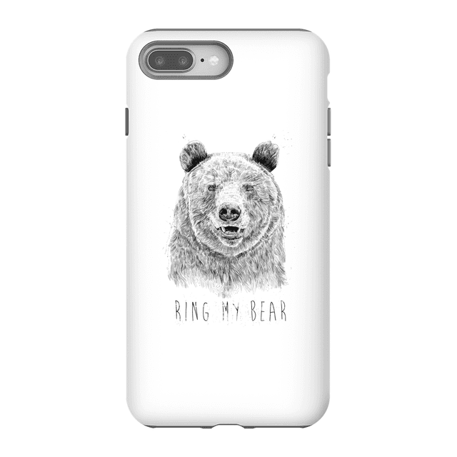 Balazs Solti Ring My Bear Phone Case for iPhone and Android - iPhone 8 Plus - Tough Hülle Matt on Productcaster.