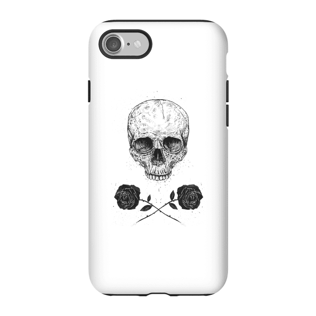 Balazs Solti Skull And Roses Phone Case for iPhone and Android - iPhone 7 - Tough Case - Matte on Productcaster.