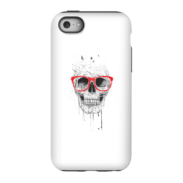 Balazs Solti Skull And Glasses Phone Case for iPhone and Android - iPhone 5C - Tough Hülle Matt on Productcaster.