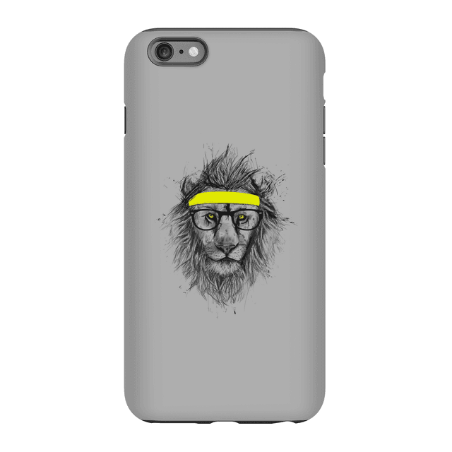 Balazs Solti Lion And Sweatband Phone Case for iPhone and Android - iPhone 6 Plus - Tough Hülle Glänzend on Productcaster.