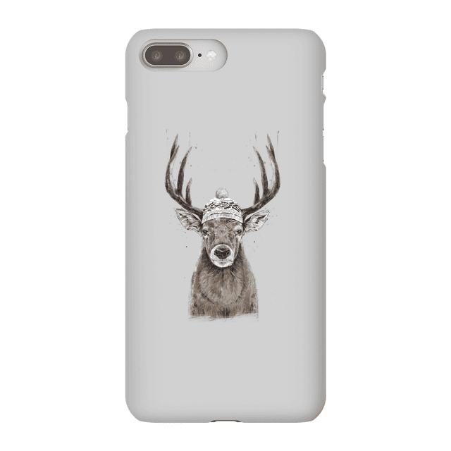 Balazs Solti Winter Deer Phone Case for iPhone and Android - iPhone 8 Plus - Snap Case - Matte on Productcaster.