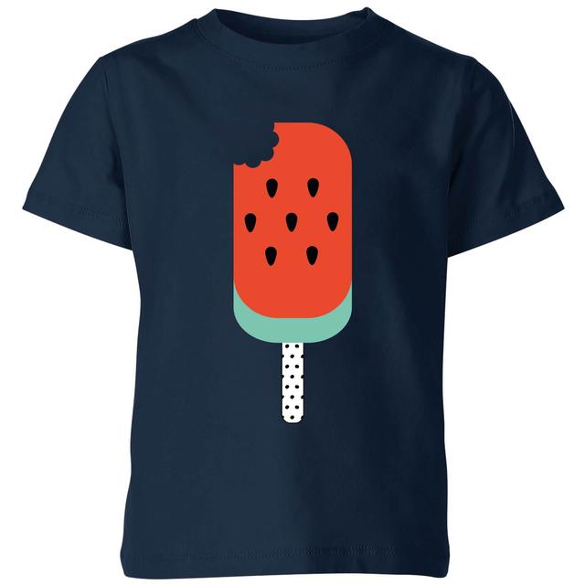 My Little Rascal Watermelon Lolly Kids' T-Shirt - Navy - 3-4 Jahre on Productcaster.