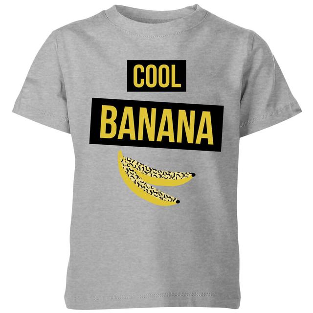 My Little Rascal Cool Banana Kids' T-Shirt - Grey - 5-6 Years - Grey on Productcaster.