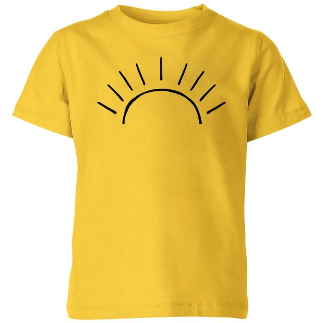 My Little Rascal Sun Linework Kids' T-Shirt - Yellow - 9-10 Jahre - Gelb on Productcaster.