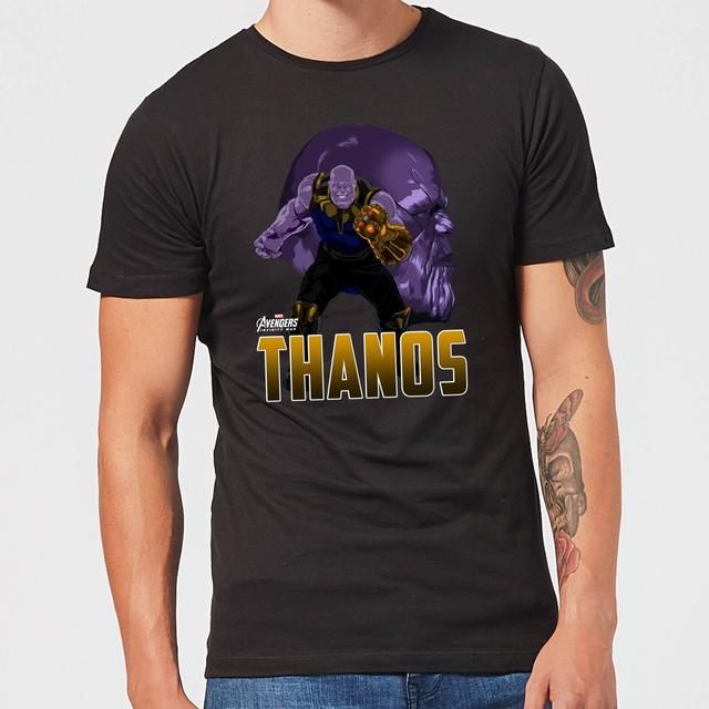 Avengers Thanos Men's T-Shirt - Black - XS on Productcaster.