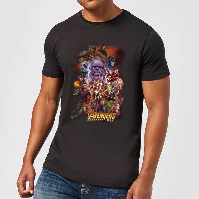 Camiseta Marvel Vengadores: Infinity War Personajes - Hombre - Negro - XS on Productcaster.