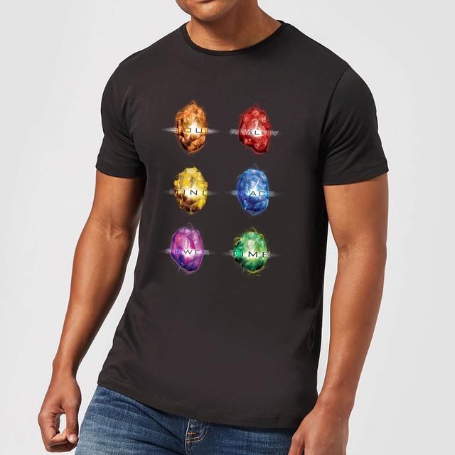 Avengers Infinity Stones Herren T-Shirt - Schwarz - L on Productcaster.